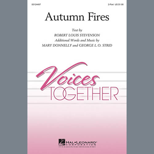 Mary Donnelly, Autumn Fires, 2-Part Choir