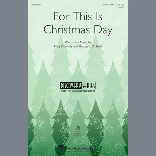 Mary Donnelly, For This Is Christmas Day, 3-Part Mixed