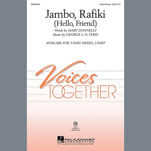 Mary Donnelly, Jambo, Rafiki (Hello, Friend), 3-Part Mixed