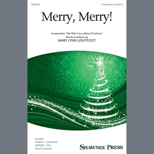 Mary Lynn Lightfoot, Merry, Merry!, 3-Part Mixed Choir