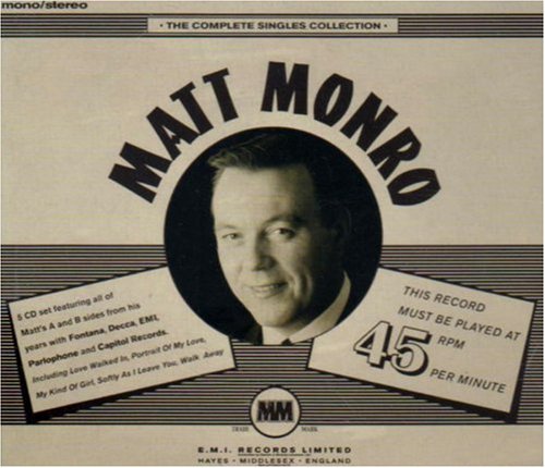 Matt Monro, All Of A Sudden, Piano, Vocal & Guitar (Right-Hand Melody)