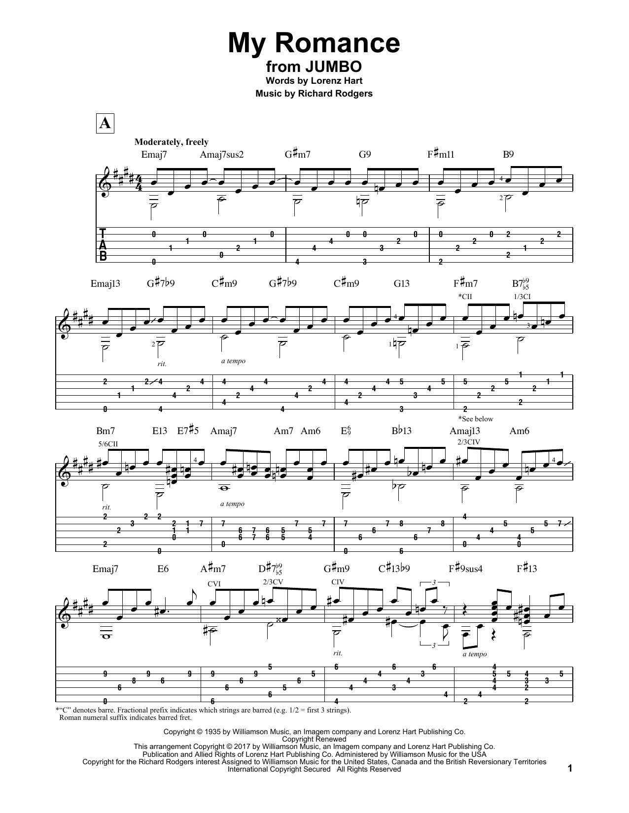 Matt Otten My Romance Sheet Music Notes & Chords for Guitar Tab - Download or Print PDF