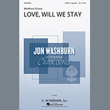Download Matthew Emery Love, Will We Stay sheet music and printable PDF music notes