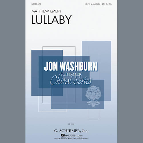 Matthew Emery, Lullaby, SATB