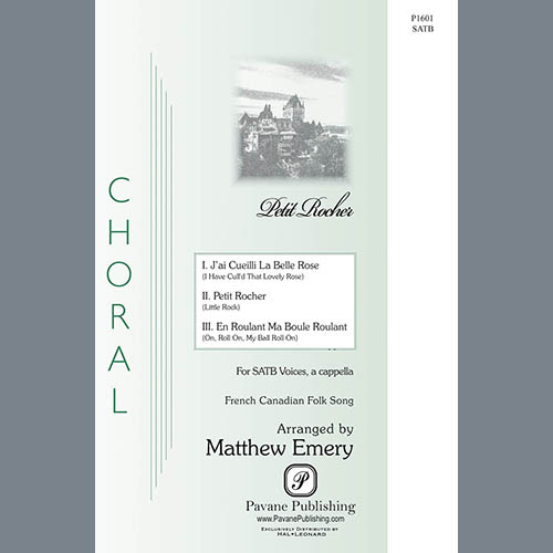 Matthew Emery, Petit Rocher, SATB Choir