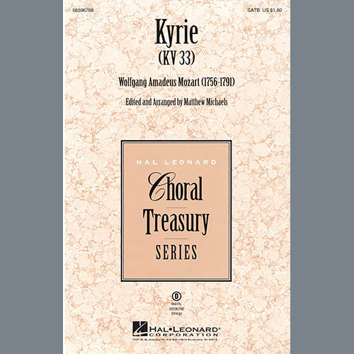 Matthew Michaels, Kyrie (KV33), SATB