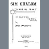 Download Max Janowski Sim Shalom (Grant Us Peace) sheet music and printable PDF music notes