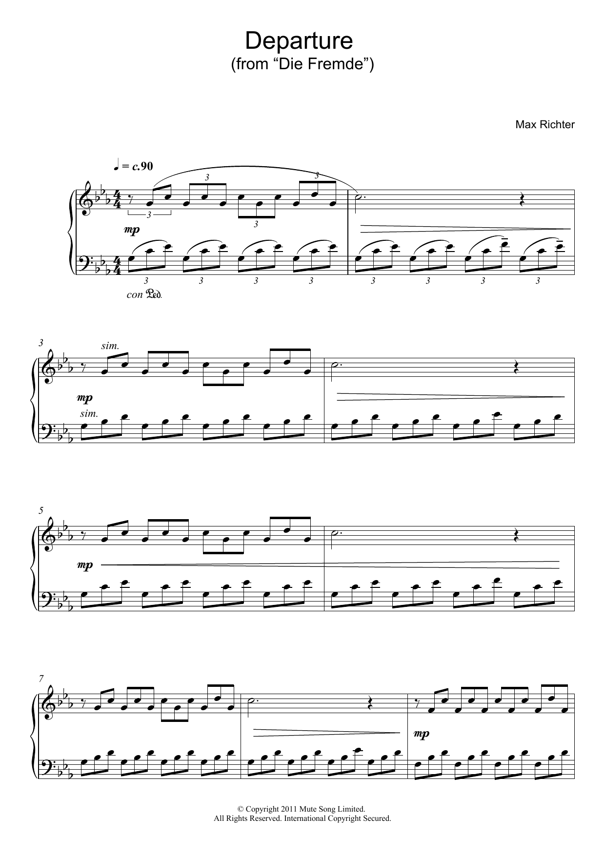 Max Richter Departure (from Max Richter Departure (from