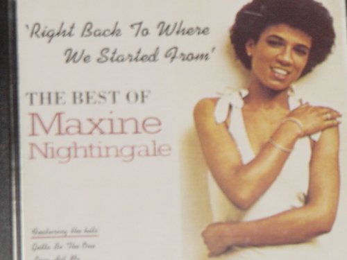 Maxine Nightingale, Right Back Where We Started From, Piano, Vocal & Guitar (Right-Hand Melody)