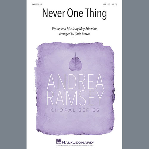 May Erlewine, Never One Thing (arr. Corie Brown), SSA Choir
