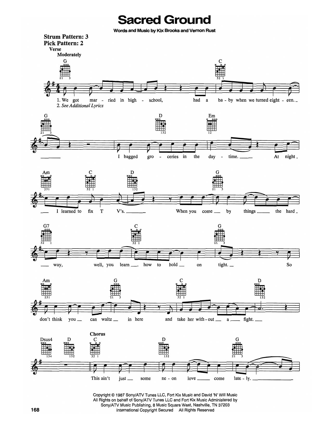 McBride & The Ride Sacred Ground Sheet Music Notes & Chords for Easy Guitar - Download or Print PDF