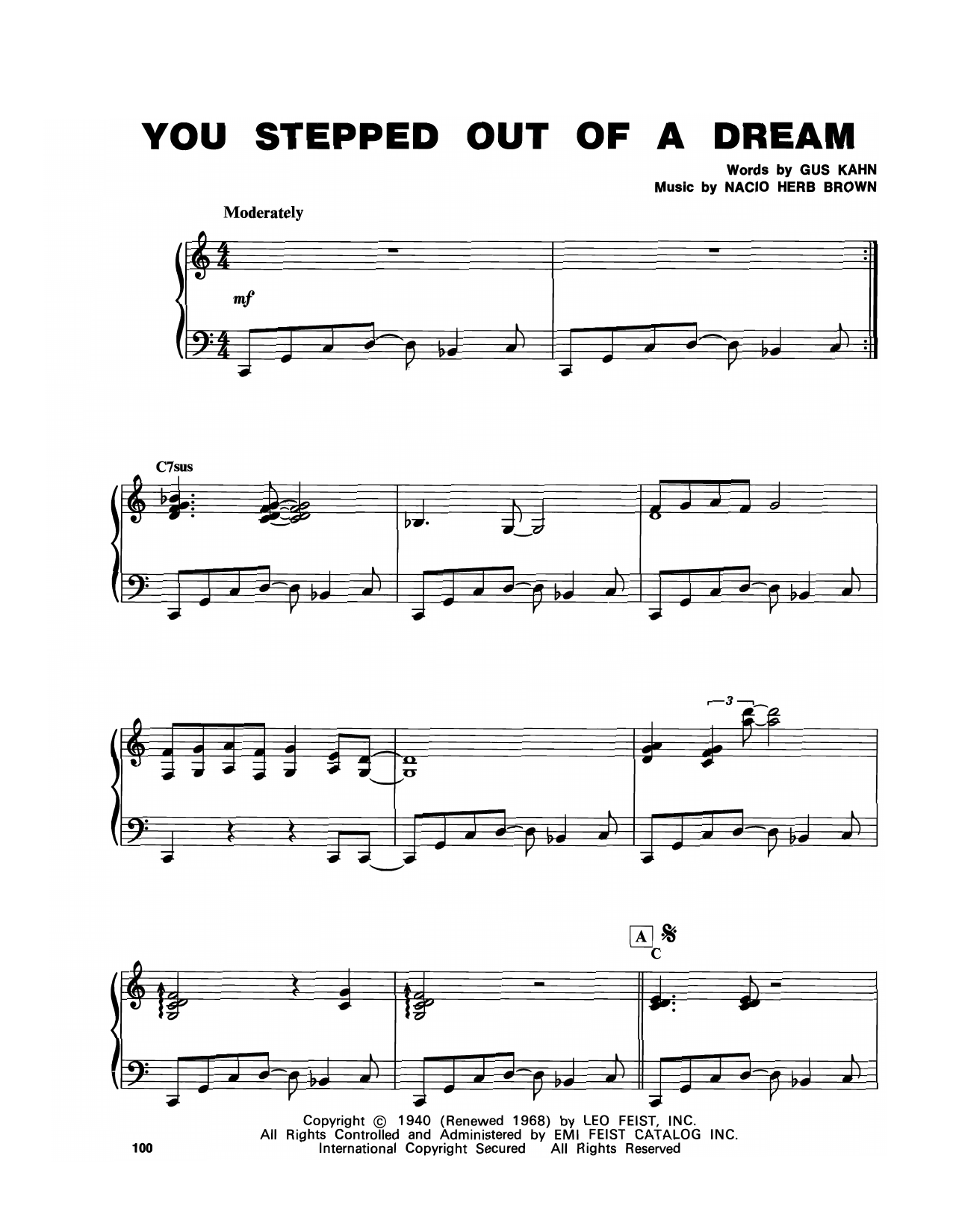 McCoy Tyner You Stepped Out Of A Dream Sheet Music Notes & Chords for Piano Transcription - Download or Print PDF