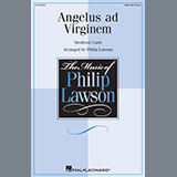 Download Medieval Carol Angelus Ad Virginem (arr. Philip Lawson) sheet music and printable PDF music notes