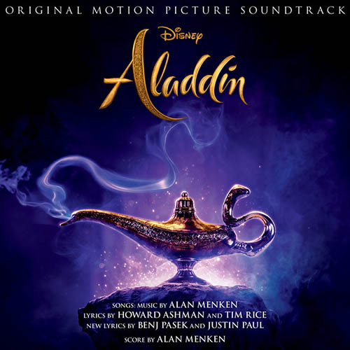 Mena Massoud & Naomi Scott, A Whole New World (from Disney's Aladdin), Piano, Vocal & Guitar (Right-Hand Melody)
