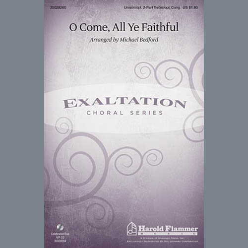 Michael Bedford, O Come, All Ye Faithful, 2-Part Choir