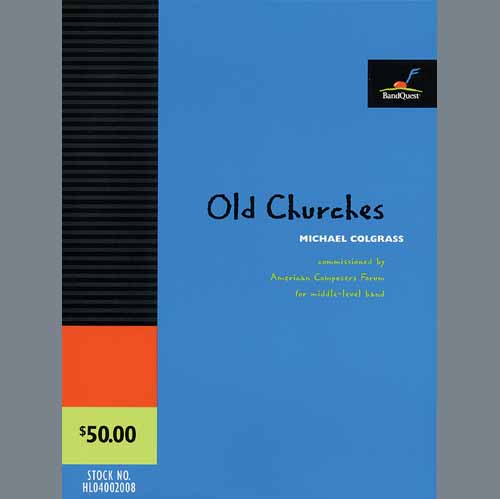 Michael Colgrass, Old Churches - Bb Bass Clarinet, Concert Band