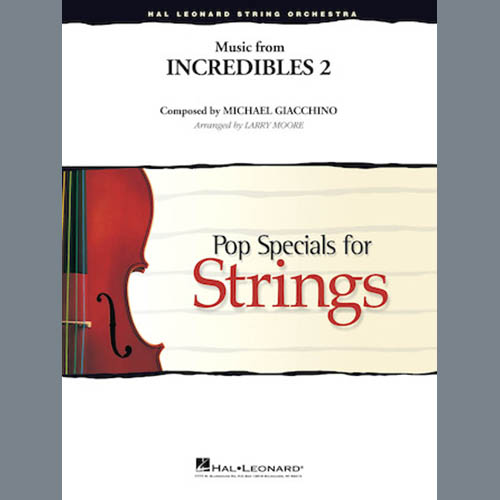 Michael Giacchino, Music from Incredibles 2 (arr. Larry Moore) - Violin 1, Orchestra