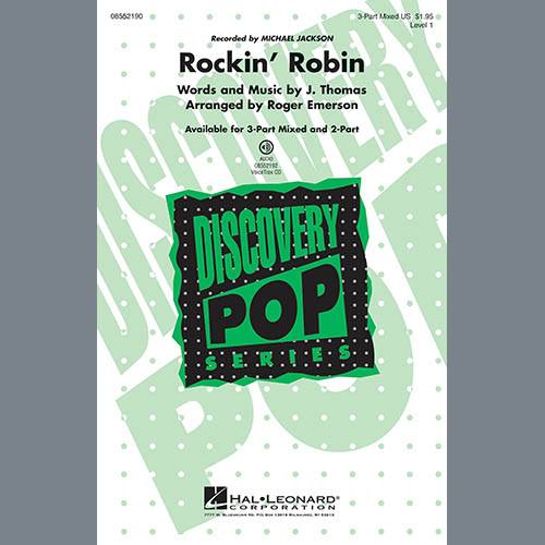 Roger Emerson Roger Emerson, Rockin' Robin, 3-Part Mixed