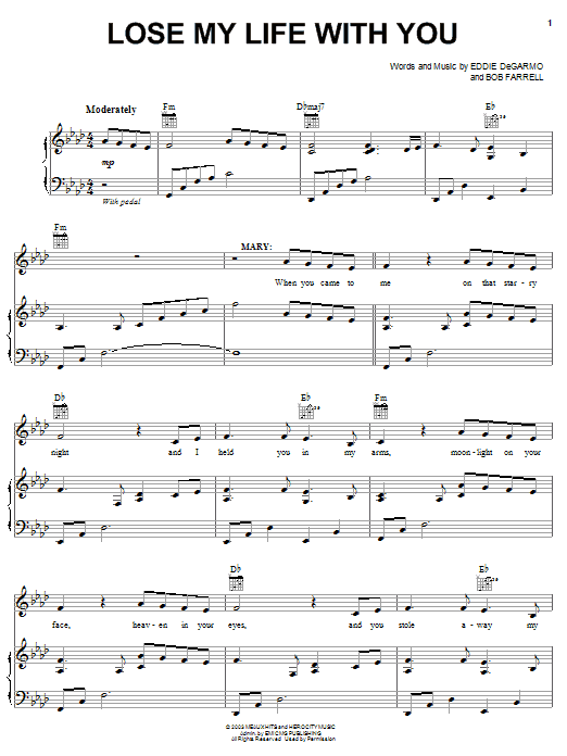 Michael Tait Lose My Life With You Sheet Music Notes & Chords for Piano, Vocal & Guitar (Right-Hand Melody) - Download or Print PDF Michael Tait Lose My Life With You Sheet Music Notes & Chords for Piano, Vocal & Guitar (Right-Hand Melody) - Download or Print PDF