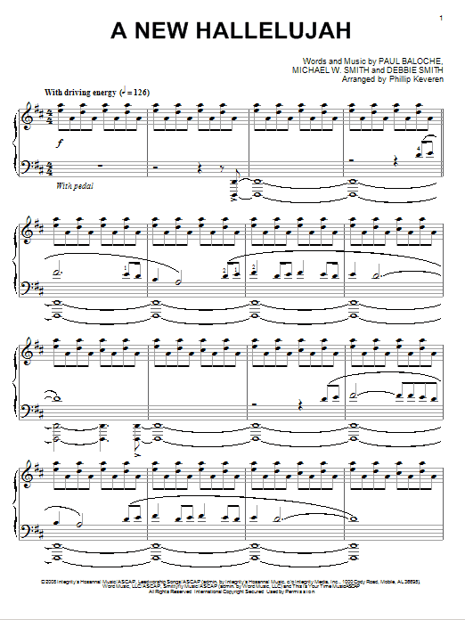 Michael W. Smith A New Hallelujah [Jazz version] (arr. Phillip Keveren) Sheet Music Notes & Chords for Piano - Download or Print PDF