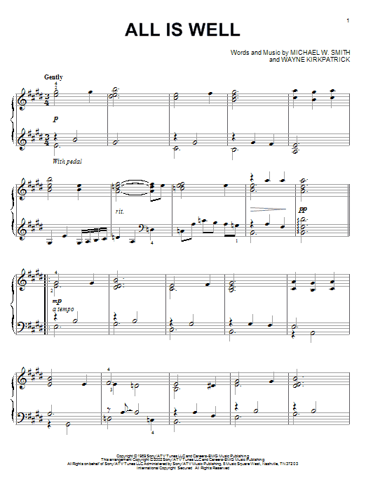 Michael W. Smith All Is Well Sheet Music Notes & Chords for Ukulele - Download or Print PDF