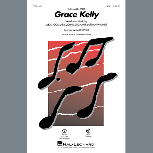 Mika, Grace Kelly (arr. Mark Brymer), 3-Part Mixed Choir