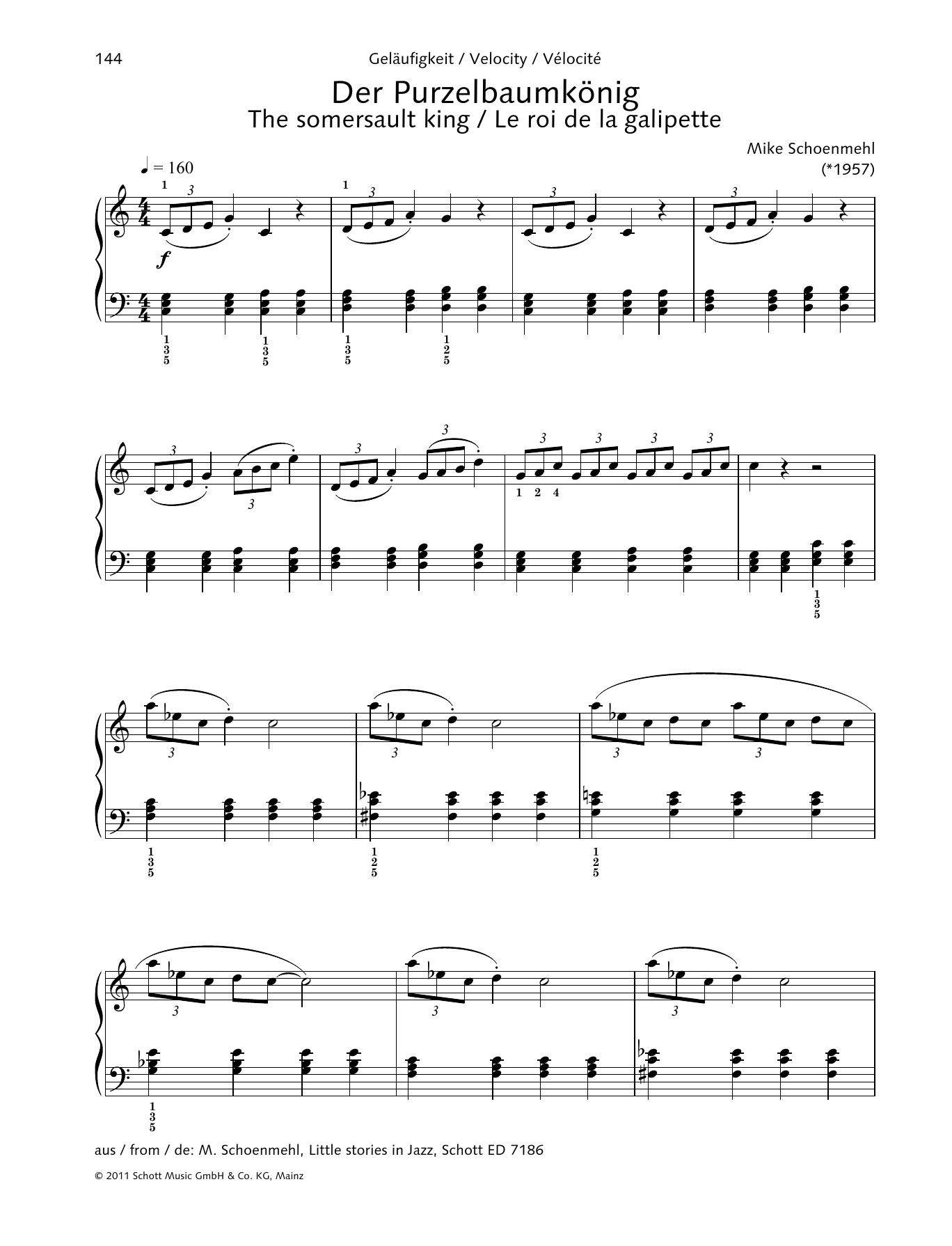 Mike Schoenmehl The somersault king Sheet Music Notes & Chords for Piano Solo - Download or Print PDF Mike Schoenmehl The somersault king Sheet Music Notes & Chords for Piano Solo - Download or Print PDF