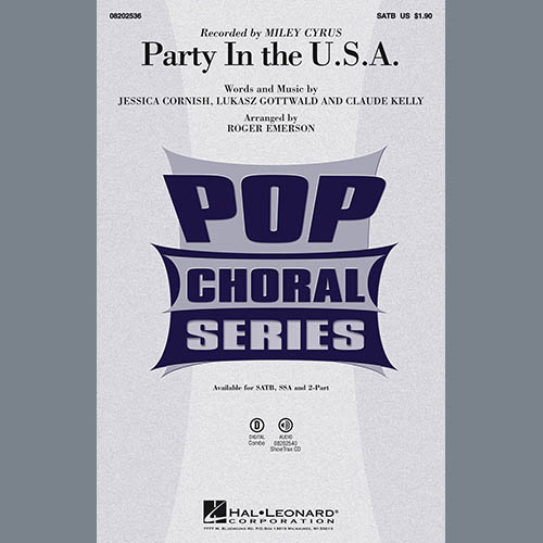 Miley Cyrus, Party In The USA (arr. Roger Emerson), SATB