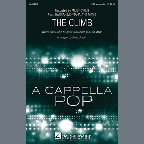 Miley Cyrus, The Climb (arr. Deke Sharon), SSA