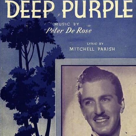 Mitchell Parish, Deep Purple, Piano, Vocal & Guitar (Right-Hand Melody)