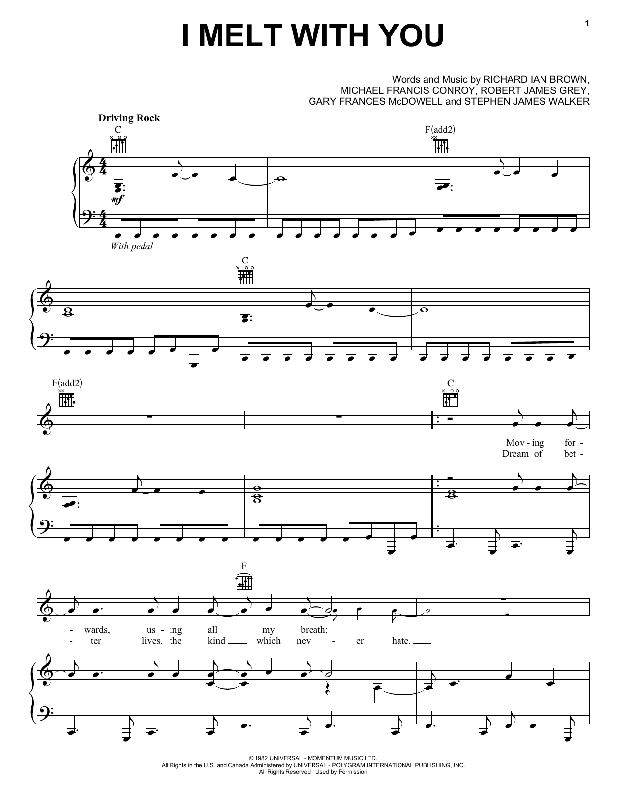 Modern English I Melt With You Sheet Music Notes & Chords for Violin Duet - Download or Print PDF