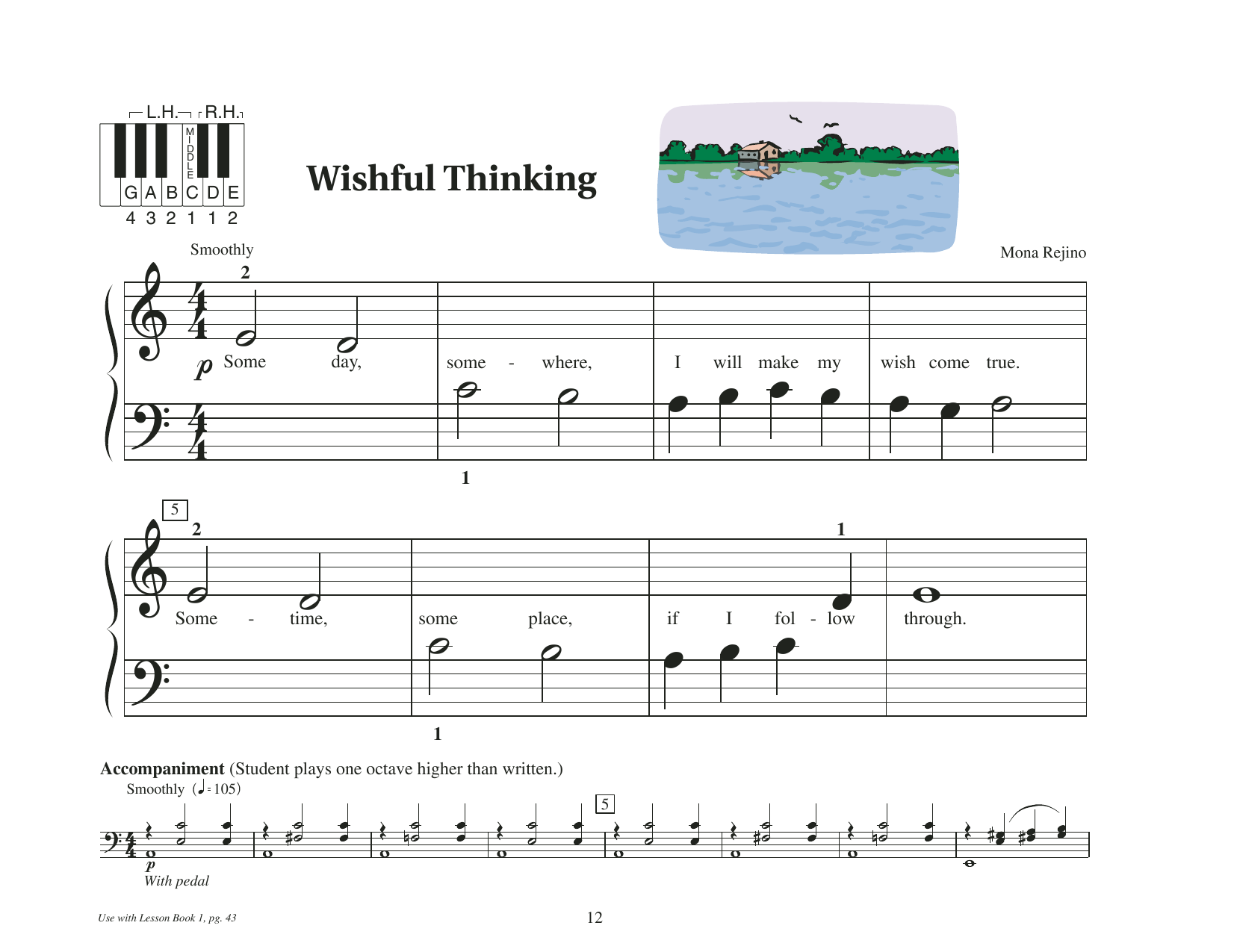 Mona Rejino Wishful Thinking Sheet Music Notes & Chords for Educational Piano - Download or Print PDF