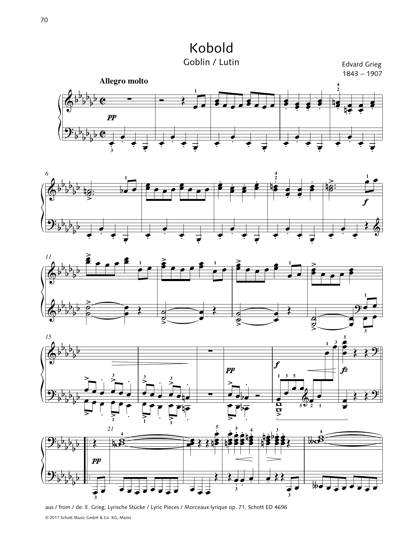 Monika Twelsiek Goblin Sheet Music Notes & Chords for Piano Solo - Download or Print PDF