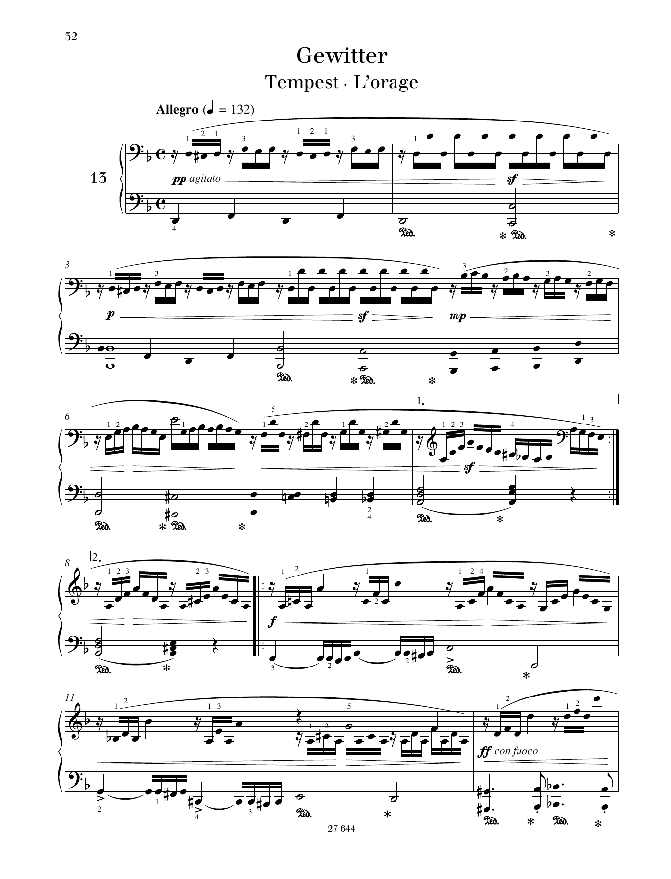 Monika Twelsiek Tempest Sheet Music Notes & Chords for Piano Solo - Download or Print PDF