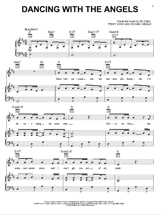Monk & Neagle Dancing With The Angels Sheet Music Notes & Chords for Piano, Vocal & Guitar (Right-Hand Melody) - Download or Print PDF Monk & Neagle Dancing With The Angels Sheet Music Notes & Chords for Piano, Vocal & Guitar (Right-Hand Melody) - Download or Print PDF