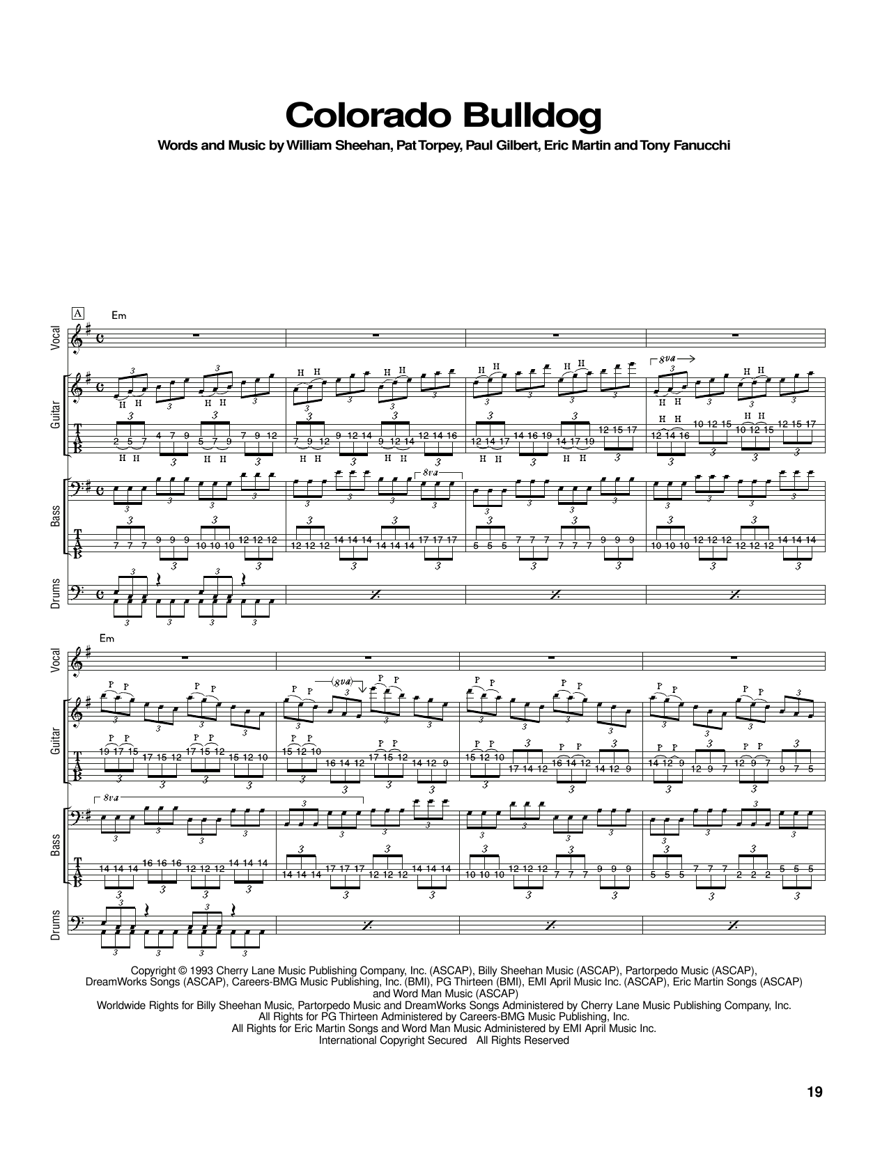 Mr. Big Colorado Bulldog Sheet Music Notes & Chords for Guitar Tab - Download or Print PDF Mr. Big Colorado Bulldog Sheet Music Notes & Chords for Guitar Tab - Download or Print PDF