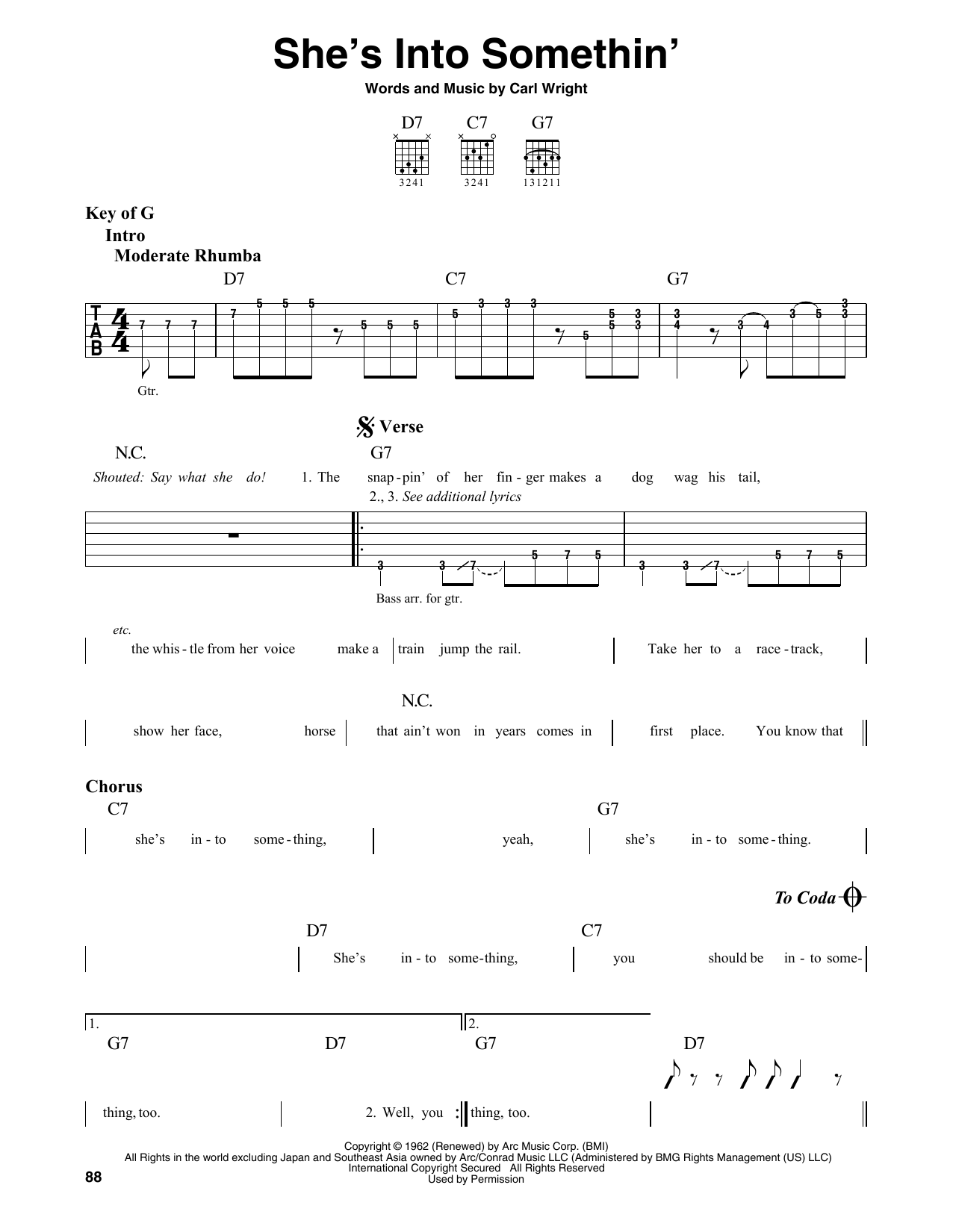 Muddy Waters She's Into Somethin' Sheet Music Notes & Chords for Guitar Lead Sheet - Download or Print PDF