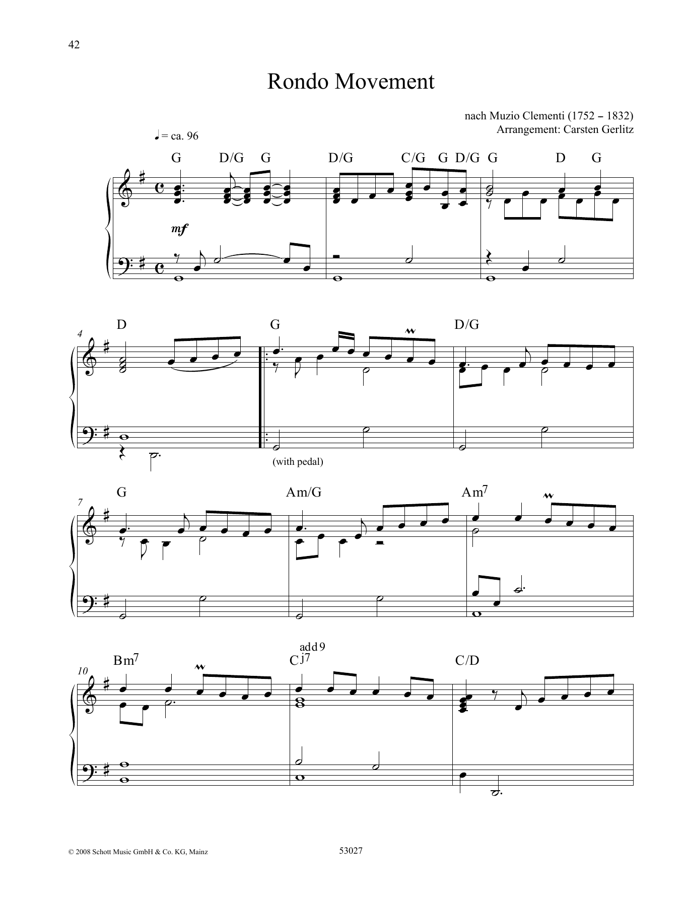 Muzio Clementi Rondo Movement Sheet Music Notes & Chords for Piano Solo - Download or Print PDF Muzio Clementi Rondo Movement Sheet Music Notes & Chords for Piano Solo - Download or Print PDF