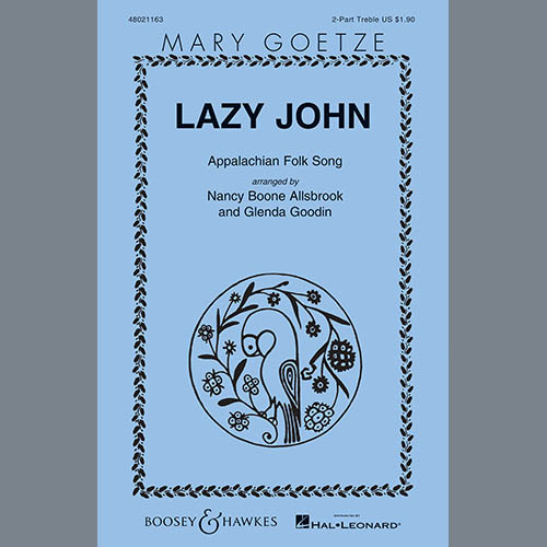 Nancy Boone Allsbrook, Lazy John, 2-Part Choir