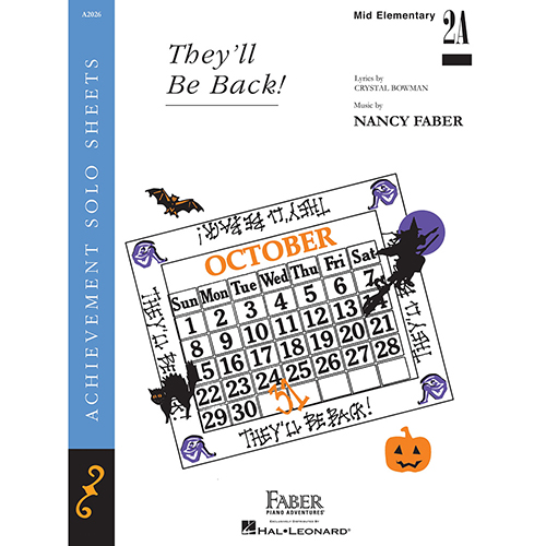 Nancy Faber, They'll be Back!, Piano Adventures