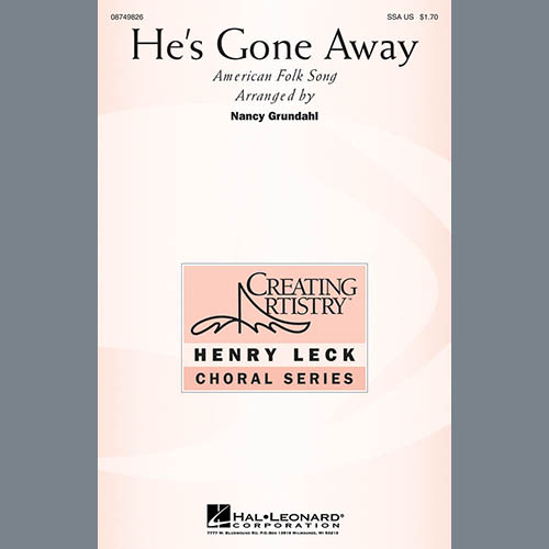 Nancy Grundahl, He's Gone Away, SSA