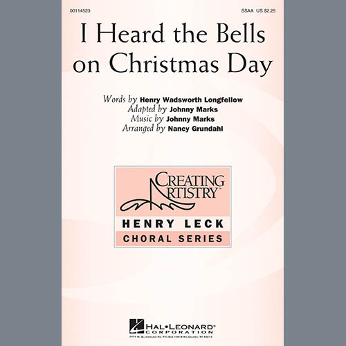Nancy Grundahl, I Heard The Bells On Christmas Day, SSA
