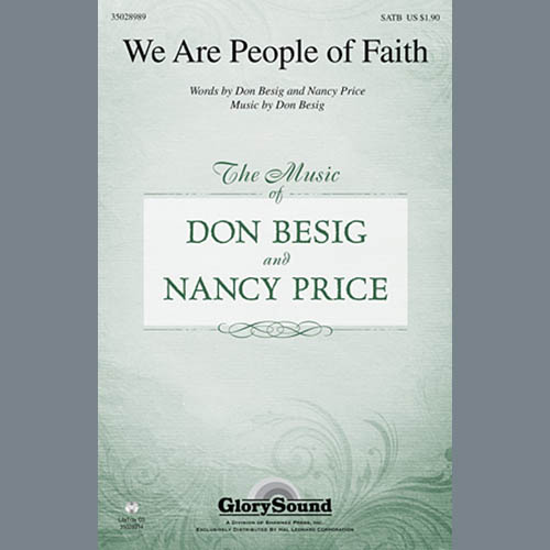 Don Besig, We Are People Of Faith, SATB