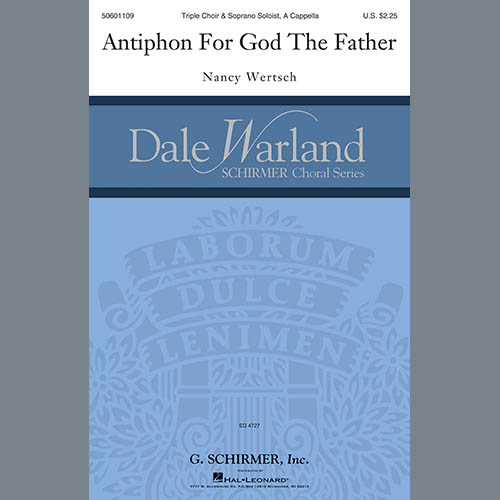 Nancy Wertsch, Antiphon For God The Father, SATB Choir