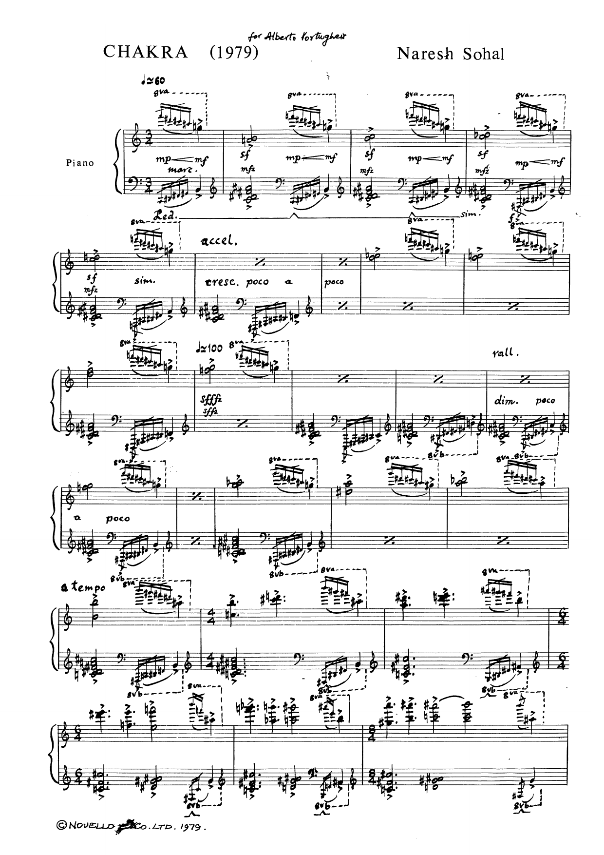 Naresh Sohal Chakra Sheet Music Notes & Chords for Piano Solo - Download or Print PDF