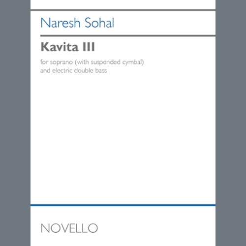 Naresh Sohal, Kavita III, Piano, Vocal & Guitar Chords (Right-Hand Melody)