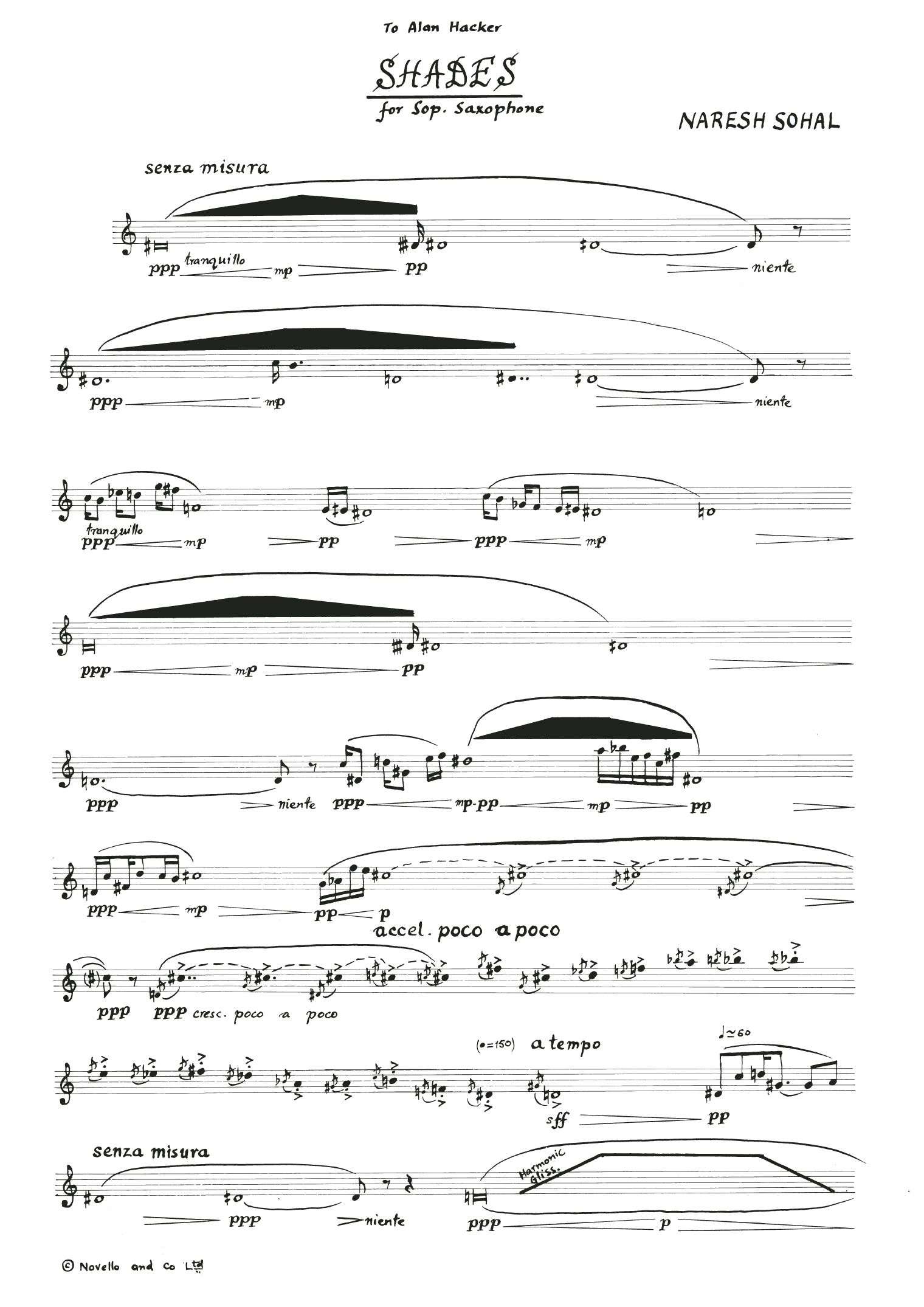 Naresh Sohal Shades I Sheet Music Notes & Chords for Flute Solo - Download or Print PDF