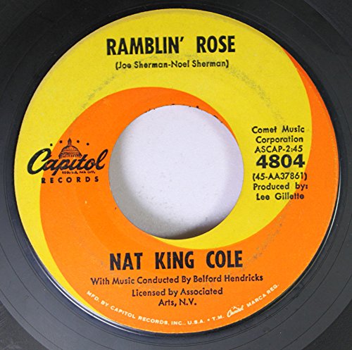 Nat King Cole, Ramblin' Rose, Piano, Vocal & Guitar (Right-Hand Melody)