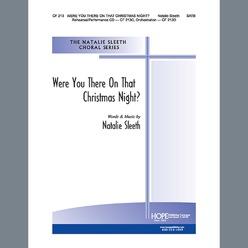 NATALIE SLEETH, Were You There On That Christmas Night? (arr. Don Hart) - Bass, Choir Instrumental Pak