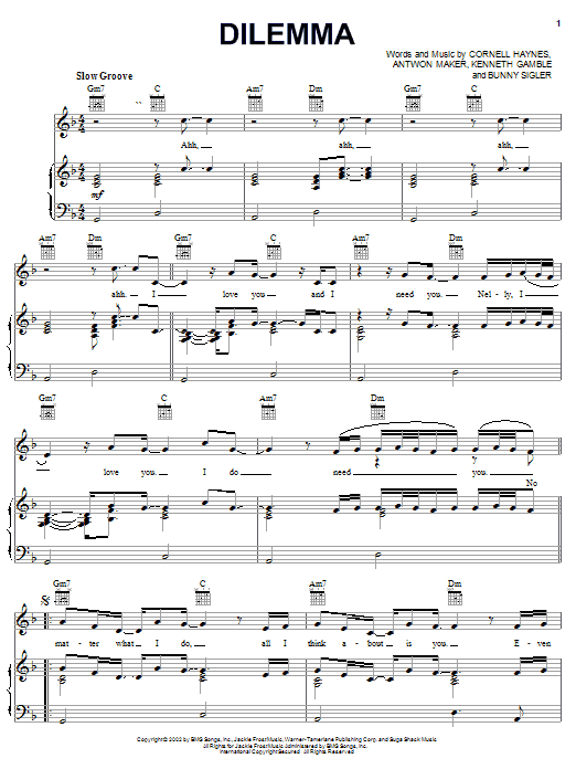 Nelly featuring Kelly Rowland Dilemma Sheet Music Notes & Chords for Trombone - Download or Print PDF